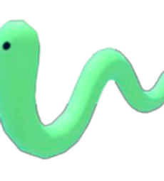 Wormy artwork