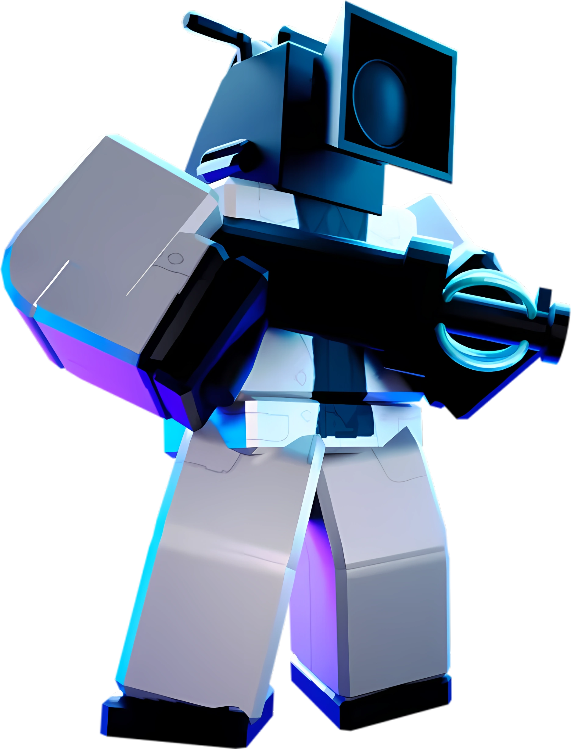 Large Scientist Cameraman artwork