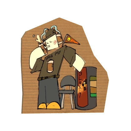 Cardboard (Bloxy Cola) artwork
