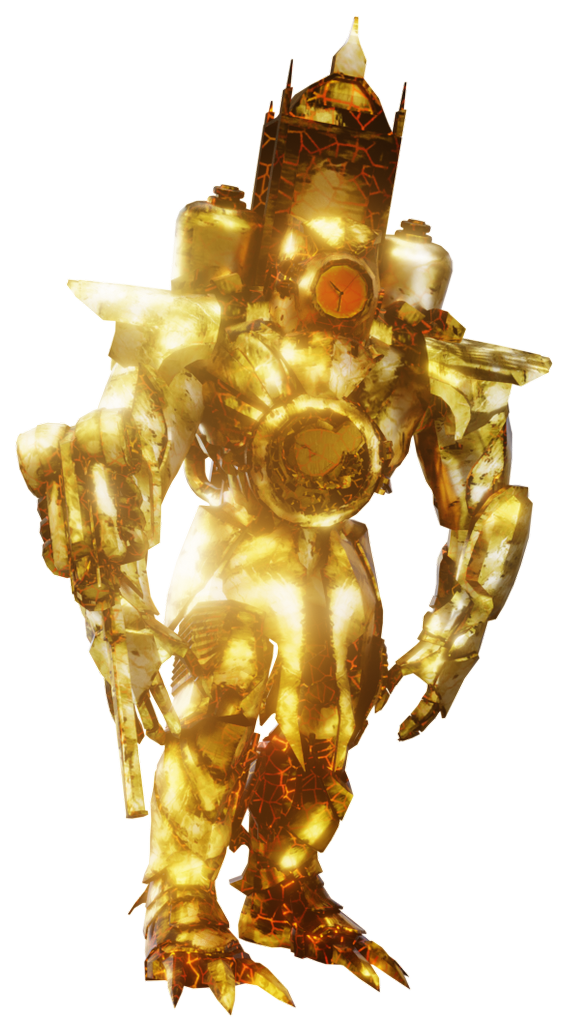 Corrupted Titan Clock Man artwork