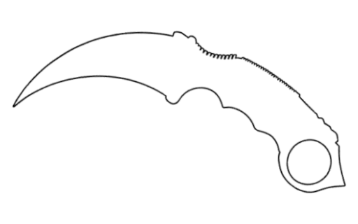 Pure Light Karambit artwork