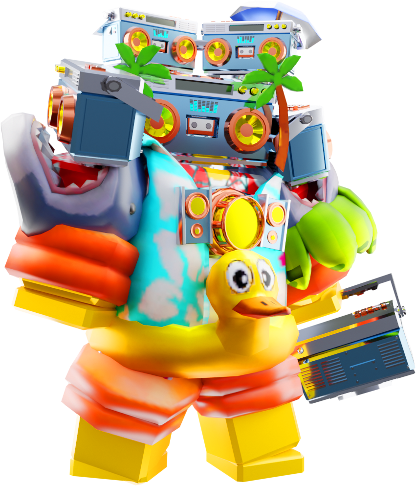 Titan Boombox Man artwork