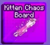 Kitten Chaos Board artwork