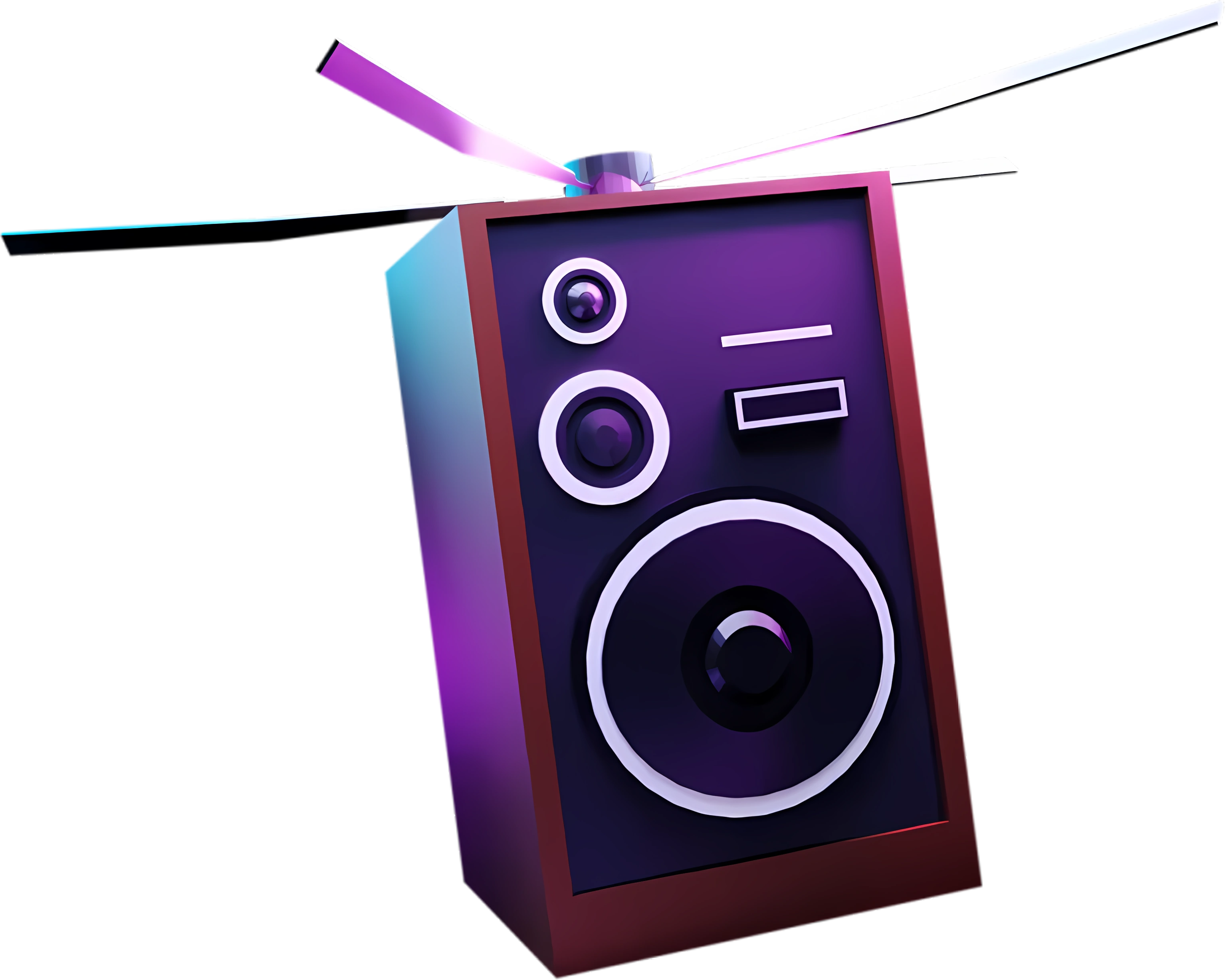 Speaker Helicopter artwork