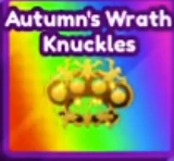 Autumn's Wrath Knuckles artwork