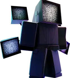 Large TV Man artwork