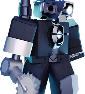 Saw Upgraded Titan Cameraman artwork