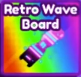 Retro Wave Board artwork