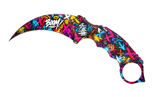Graffiti Karambit artwork