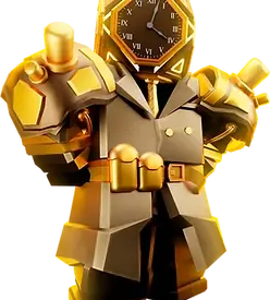 Golden Future Large Clockman artwork