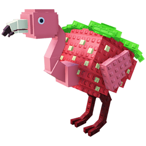 Strawberrelli Flamingelli artwork