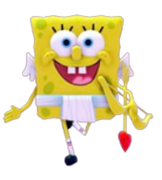 Cupid SpongeBob artwork