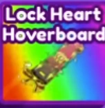 Lock Heart Hoverboard artwork