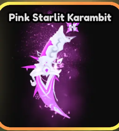 Pink Starlit Karambit artwork