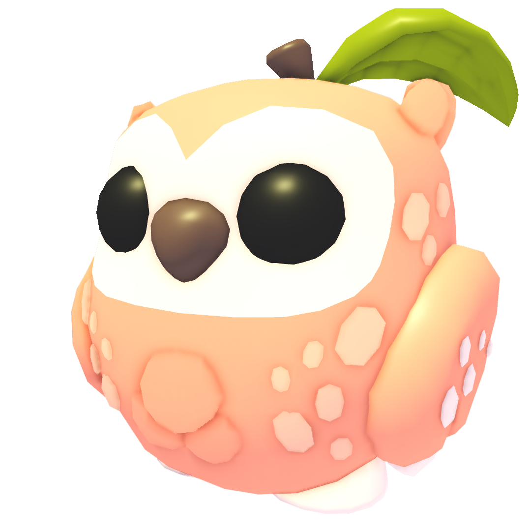 Peach Owl artwork