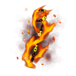 Burning Chain Lasso artwork