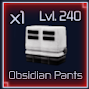 Obsidian Pants artwork