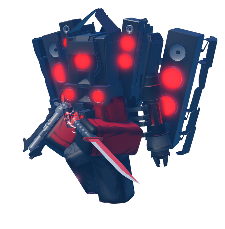 Upgraded Giant Speakerman (Knife) artwork