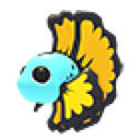 Blue Betta Fish artwork