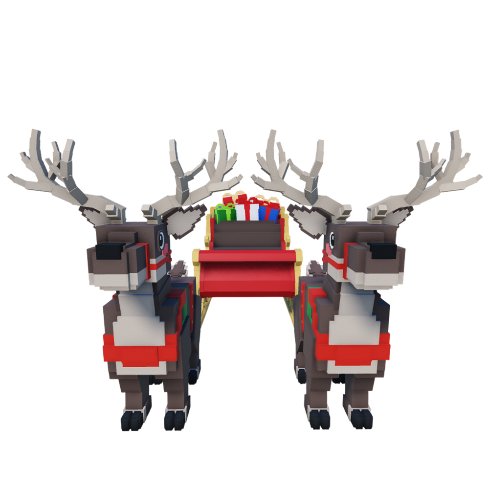 Santa Sleigh artwork