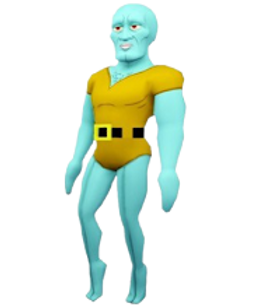 Handsome Squidward artwork