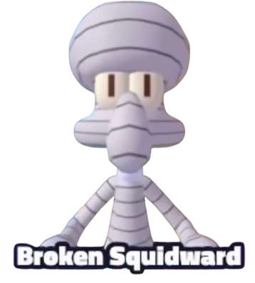 Broken Squidward artwork