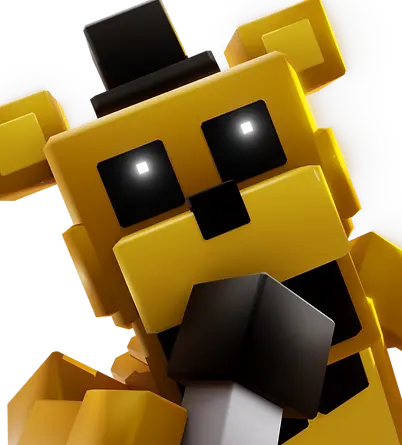 8 Bit Golden Freddy artwork