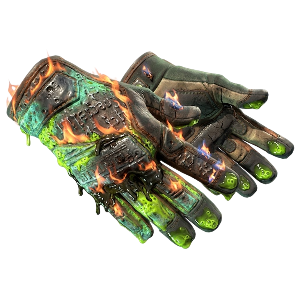SPECIALIST GLOVES | FLAMING TOXINS artwork
