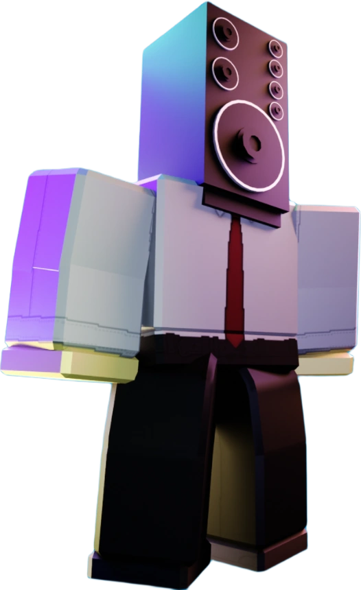 Large Speakerman artwork