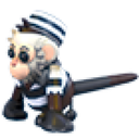 Inmate Capuchin Monkey artwork