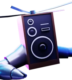 Speaker Repair Drone artwork