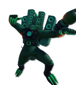 Komodo Titan Speakerman artwork