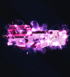 Kawaii P90 artwork