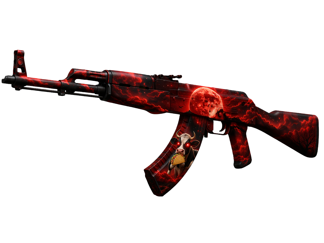 AK-47 | DEMON COW artwork