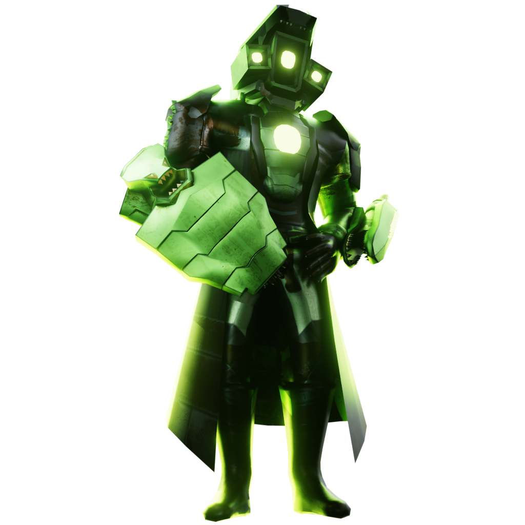 Titan Crocodile Speakerman artwork