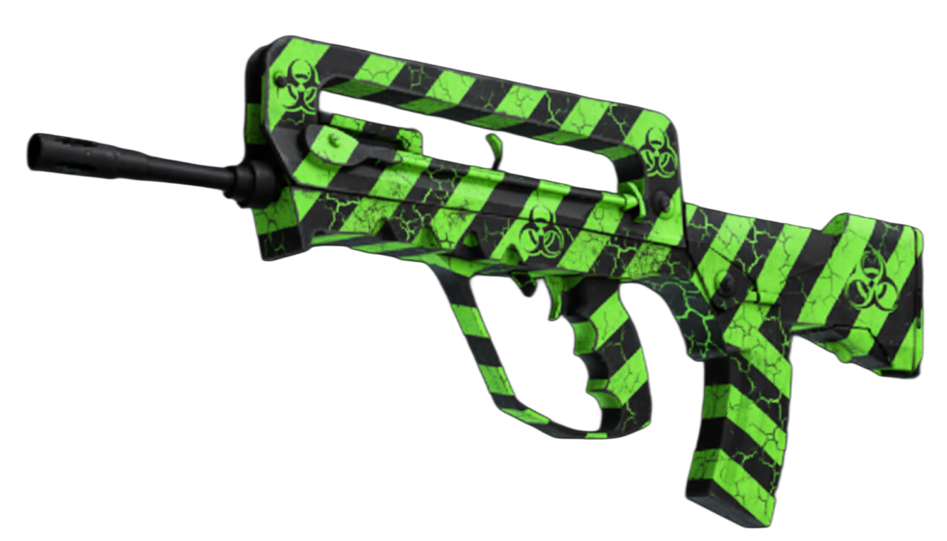 FAMAS | TOXIC WASTE artwork