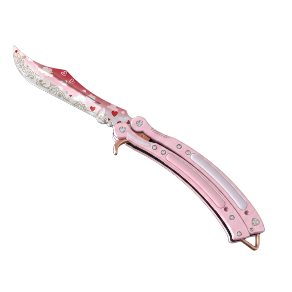 BUTTERFLY KNIFE | VALENTINE WRAPPED artwork