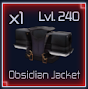 Obsidian Jacket artwork