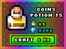 T5 Coins Potion artwork