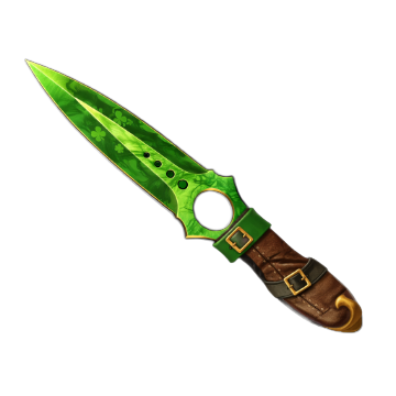 SKELETON KNIFE | GREEN DRESSED artwork