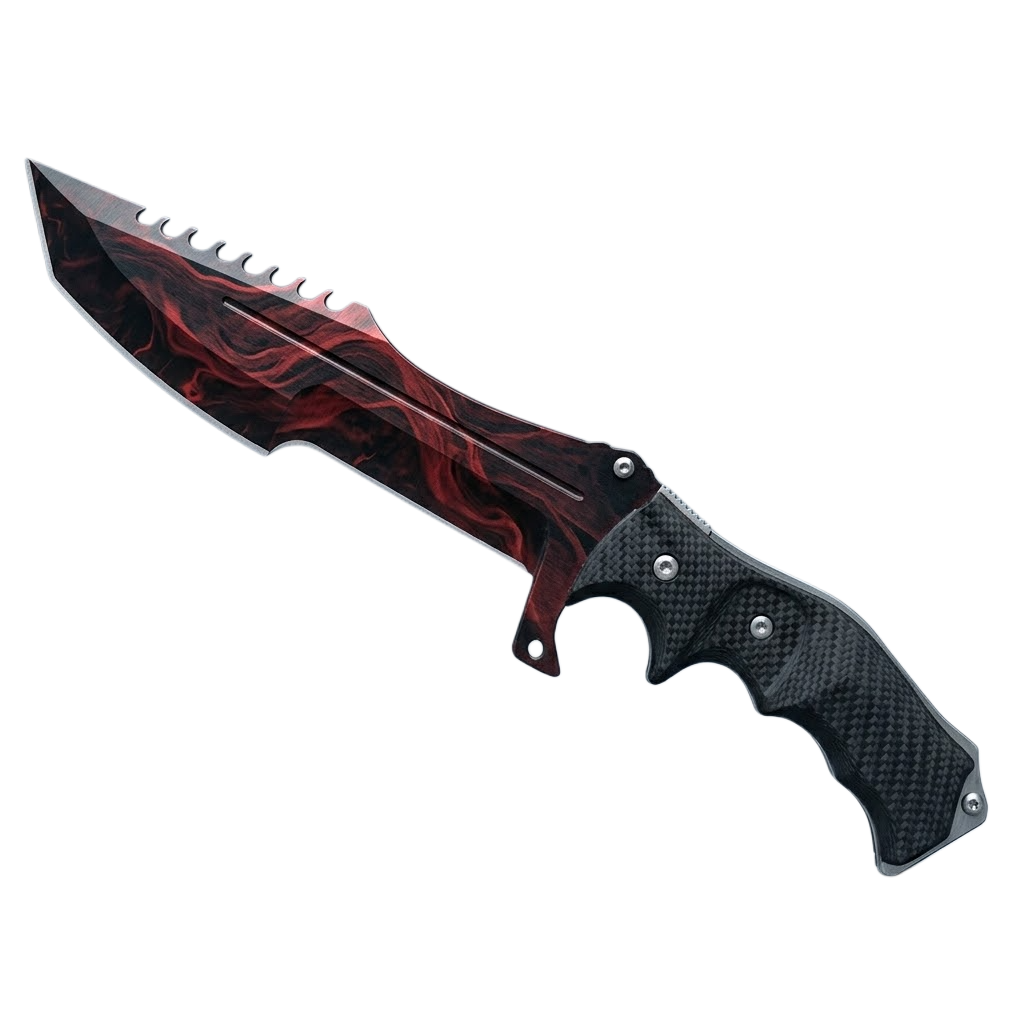 HUNTSMAN KNIFE | RED AURA artwork
