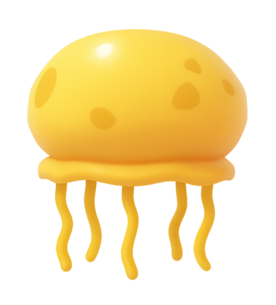 Yellow Jellyfish artwork