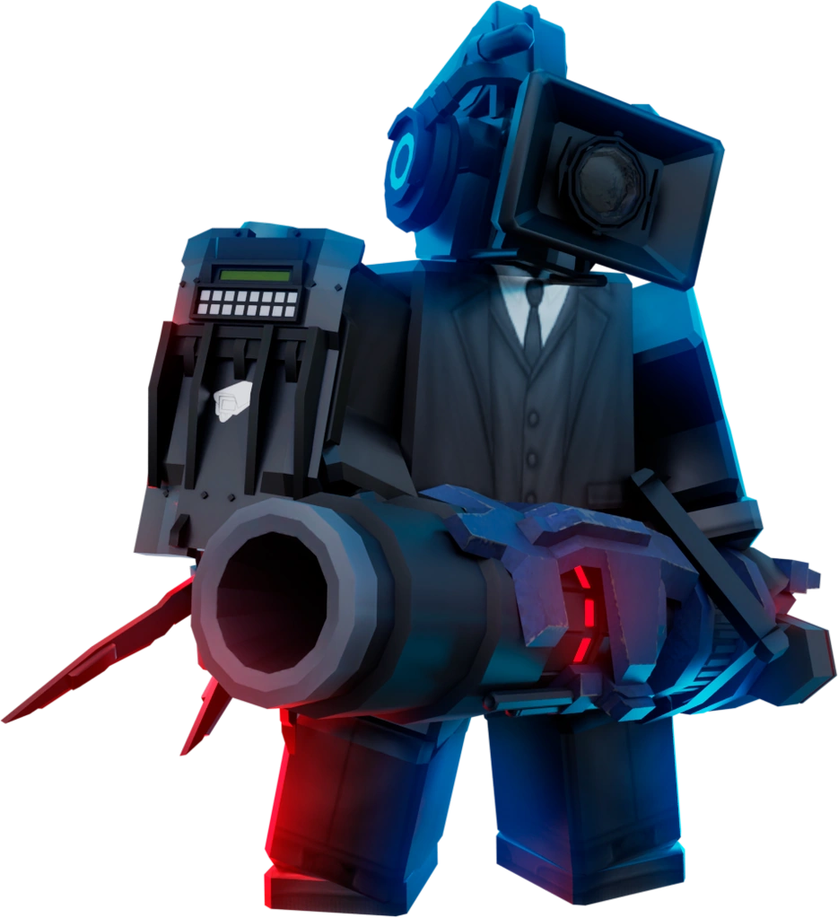 Upgraded Large Laser Cameraman artwork