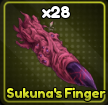 Sukuna finger artwork