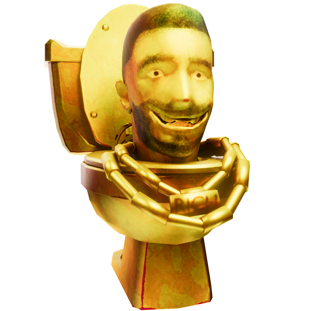 The Golden Skibidi artwork