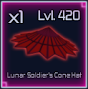 Lunar Soldier's Cone Hat artwork