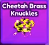 Cheetah Brass Knuckles artwork