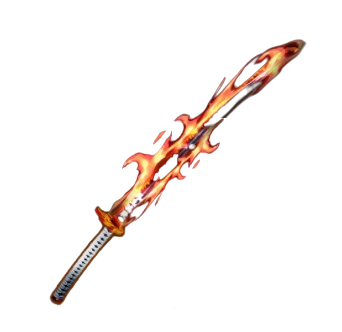 Flamed Katana artwork