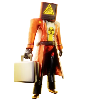 Nuke Titan Tv Man artwork