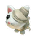 Halloween White Mummy Cat artwork